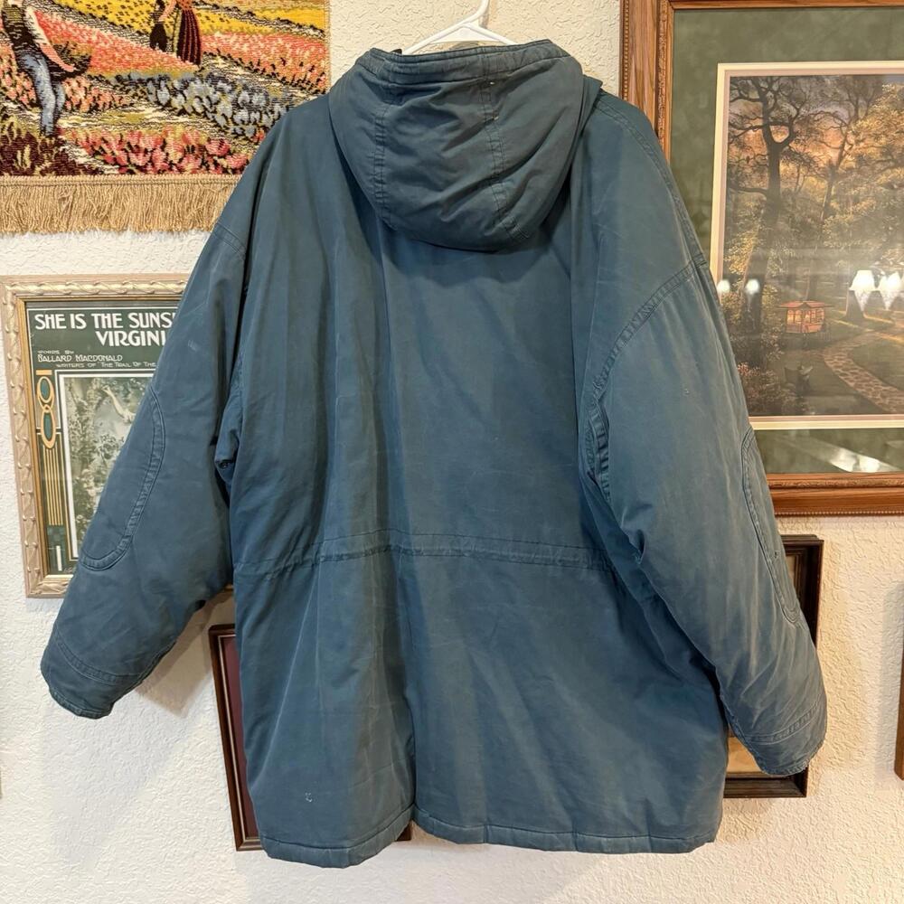 Vintage 80s/90s Dutch Harbor Gear by Key Parka Down‎ Jacket Size 2XL - Picture 4 of 5